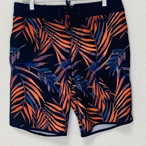 Old Navy | Men's Tropical Palm Boardshorts Sz 30